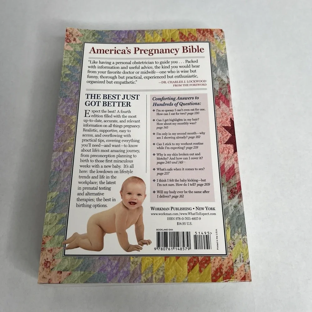What to Expect When You're Expecting 4th‎ Ed. Heidi Murkoff Sharon Mazel EUC
